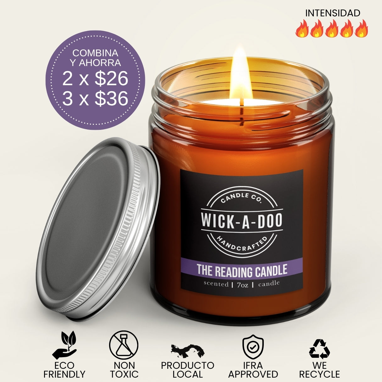 by GLAD Hand GOODLIGHT VELVET ケンコバ RUDO The Reading Candle Velas Artesanales Wickadoo Panamá – Wickadoo