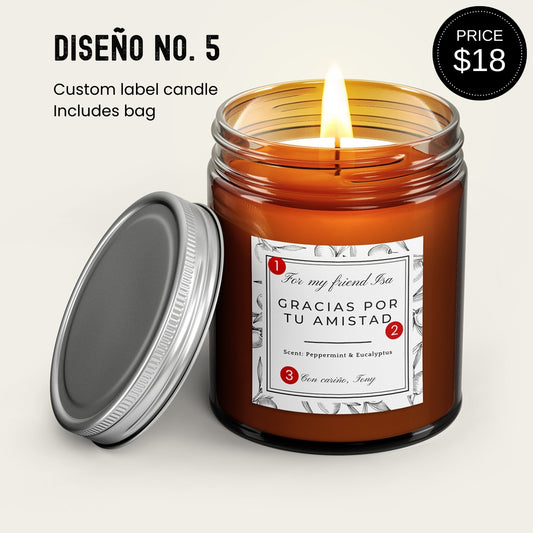 Custom Label Candle No. 5