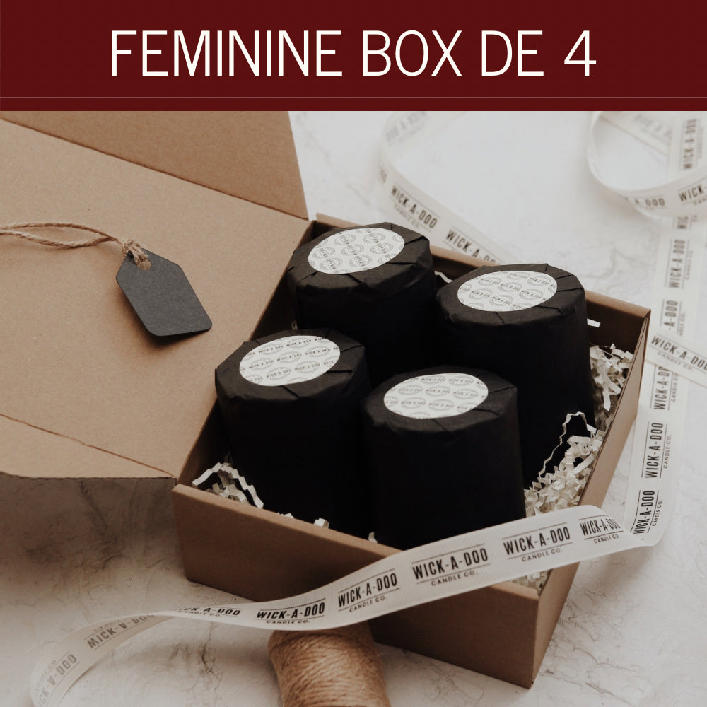 Feminine Box - 4 Velas