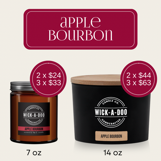 Apple Bourbon - Wickadoo Candle Co.