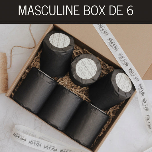 Masculine Box - 6 Velas