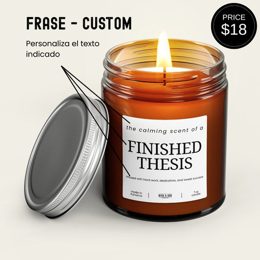 Vela Personalizada (Frase)