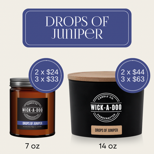 Drops of Juniper - Wickadoo Candle Co.