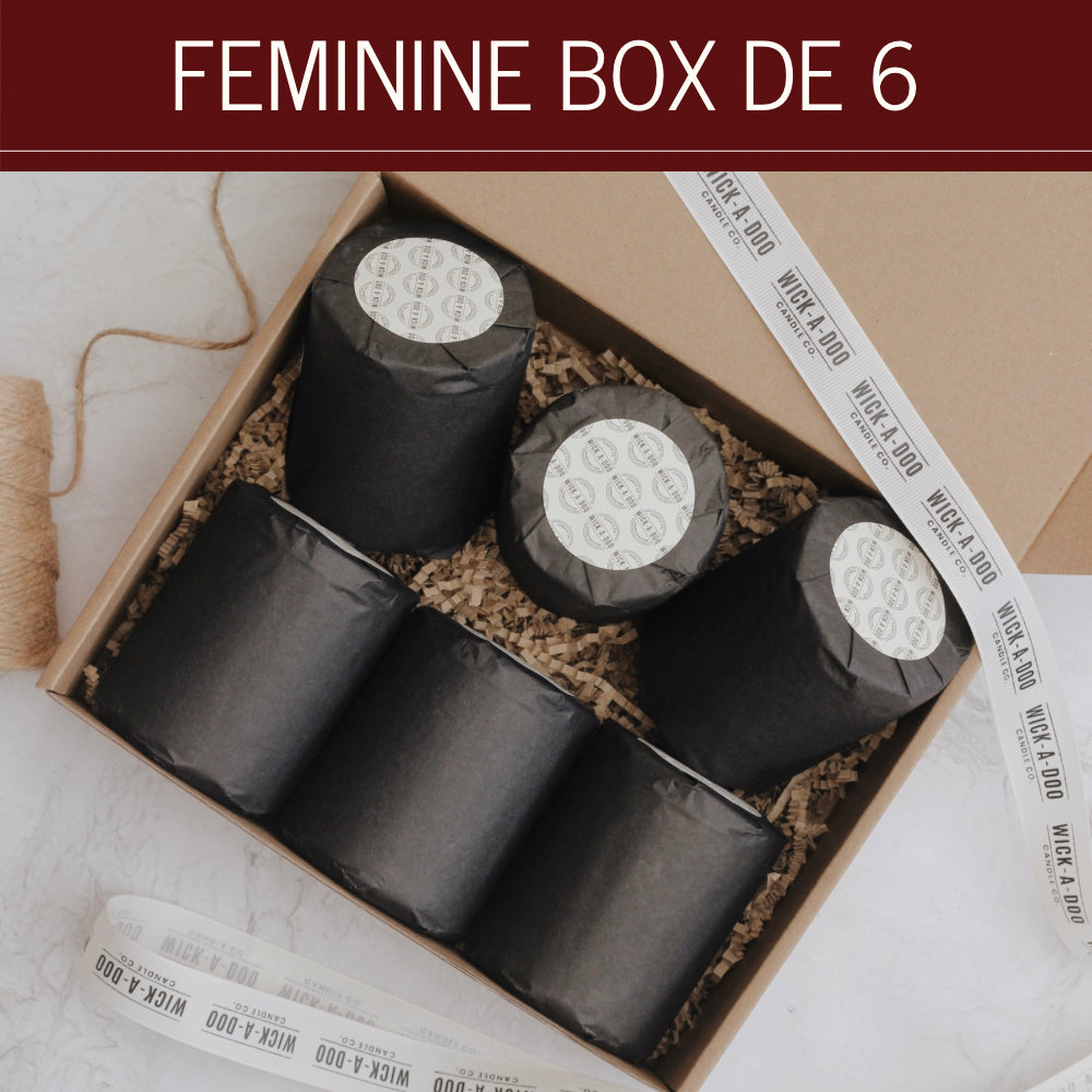 Feminine Box - 6 Velas