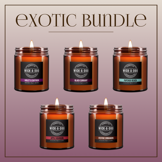 Exotic/Spicy Bundle - Wickadoo Candle Co.