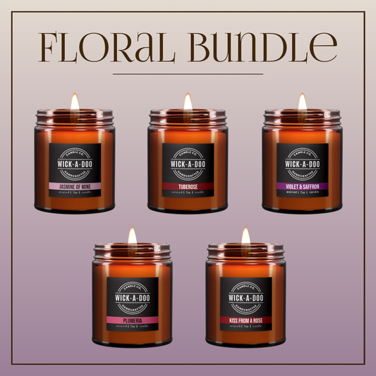 Floral Bundle - Wickadoo Candle Co.