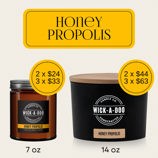 Honey Própolis - Wickadoo Candle Co.