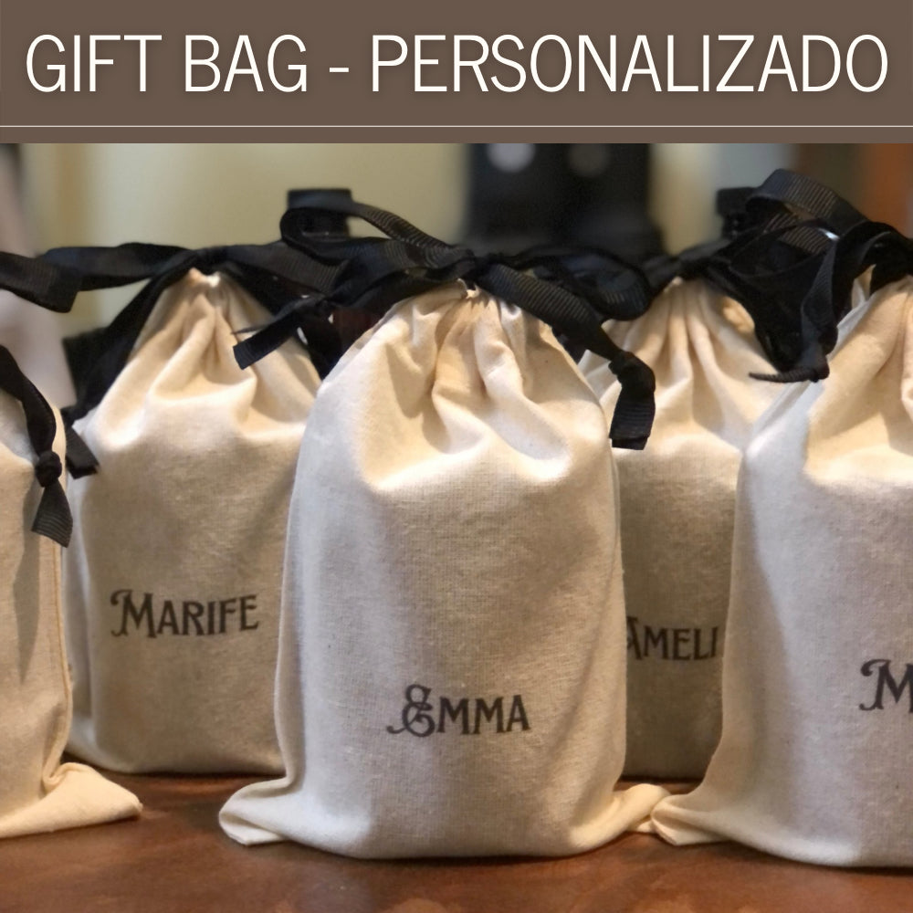 Vela Individual en Bolso de Tela Personalizado