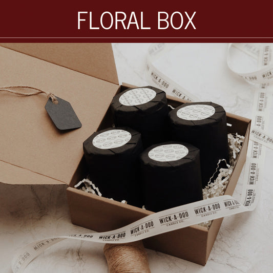 Floral Gift Box - 4 Velas