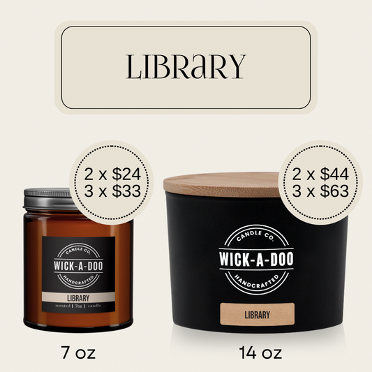 Library - Wickadoo Candle Co.