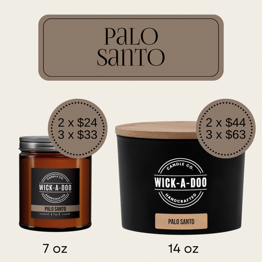 Palo Santo - Wickadoo Candle Co.