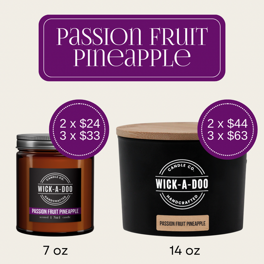 Passion Fruit Pineapple - Wickadoo Candle Co.