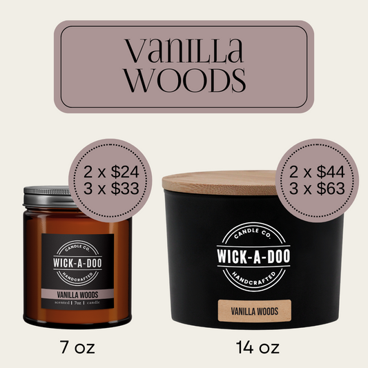 Vanilla Woods - Wickadoo Candle Co.