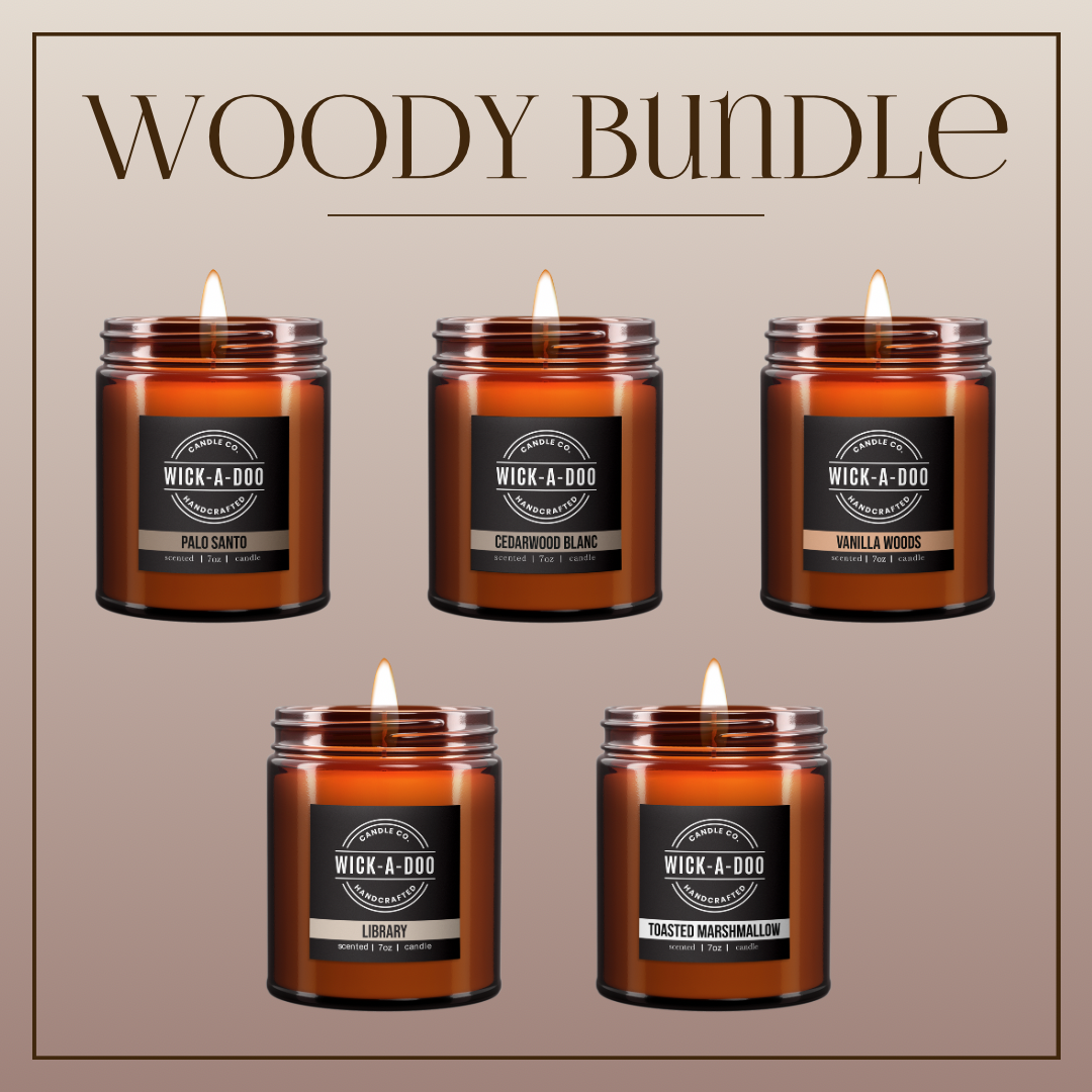 Woody Bundle - Wickadoo Candle Co.